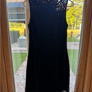 Laundry By Shelli Segal Black Lace Mini Dress